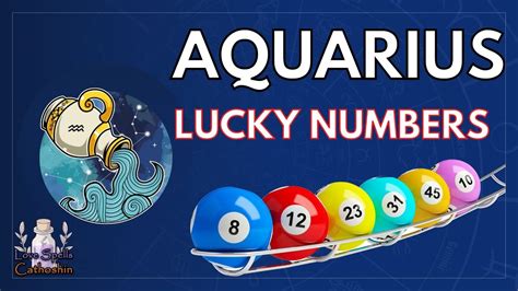 1 (1312) Click here Our extra lucky tip. . Lucky number for aquarius